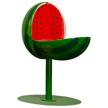 Парковое Креативное Украшение для Табурета с Клубникой для отдыха, Эмульсионное сиденье из стекловолокна для фруктов, Скульптура стула для растений