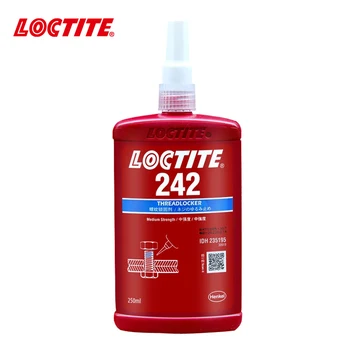 Новый 250 мл Loctite 242 Средней прочности Винтовой уплотнительный клей, предотвращающий отслаивание анаэробного клея для фиксации резьбы