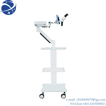 Операционный микроскоп Yun Yi10X Увеличивающий с возможностью поворота на 360 ° светодиодный бинокулярный микроскоп с короткой рукояткой, Лабораторное оборудование для клиники